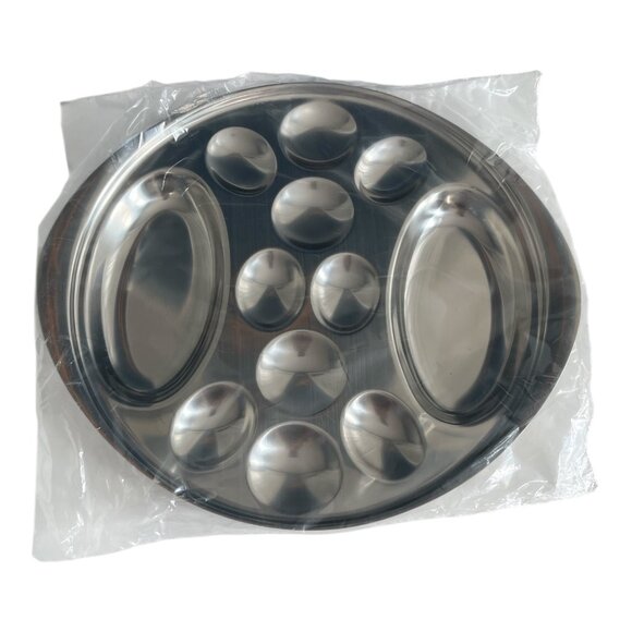 WMF Cromargan Stainless Steel Tomaten-Eierkabarett Egg Serving Platter – Made in - Picture 4 of 5